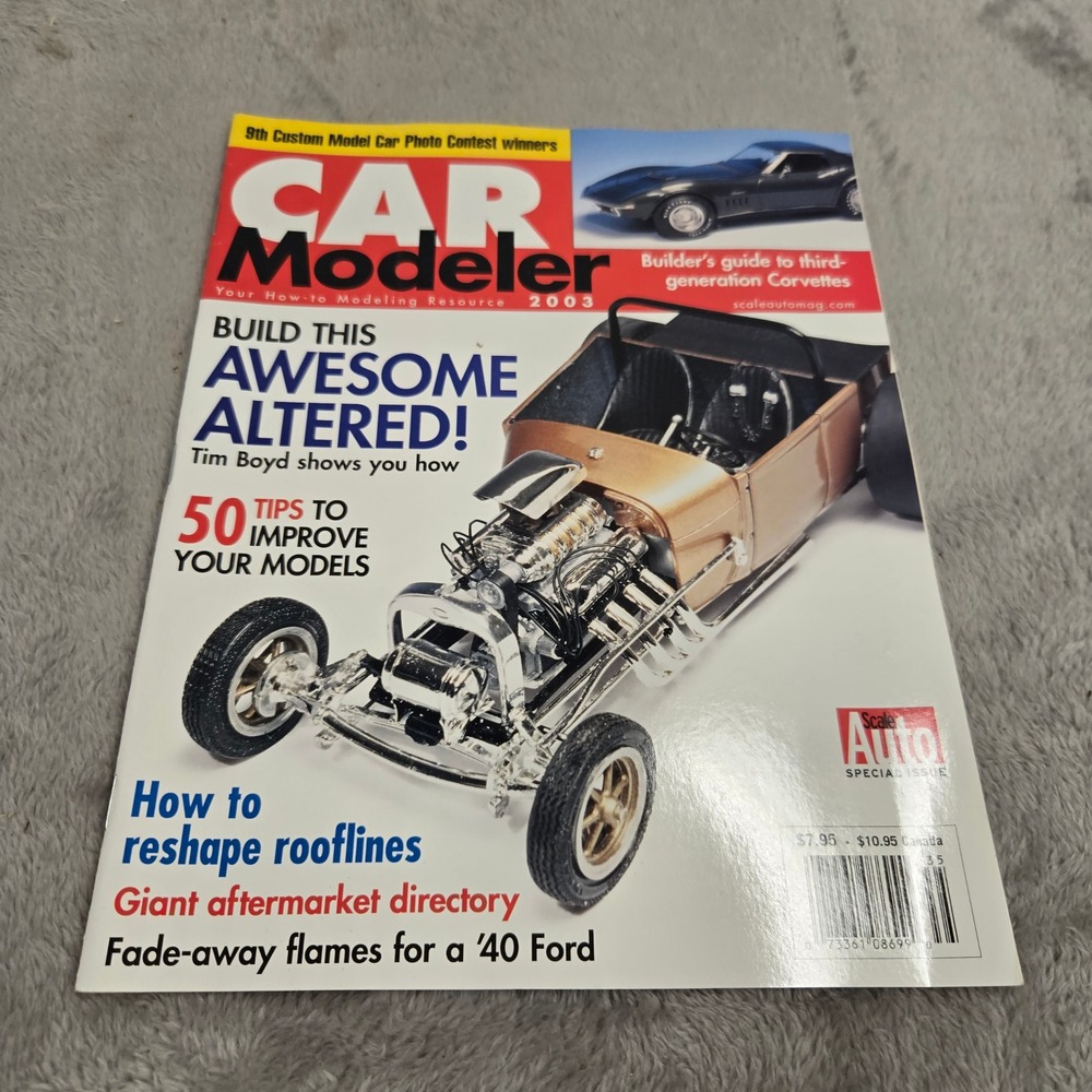 Car Modeler 2003 Special Issue Scale Auto Magazine Custom Model Car Tips Guide